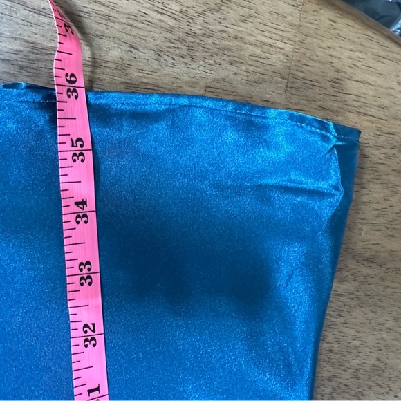 Ssshhh Intimates Teal Blue Satin Slip Dress/Womens Size Small (see measurements) - Picture 11 of 12